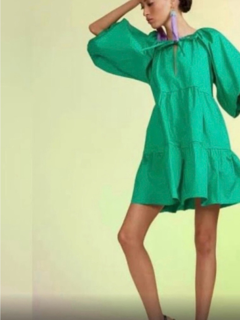 Cynthia Rowley Green Mini Dress